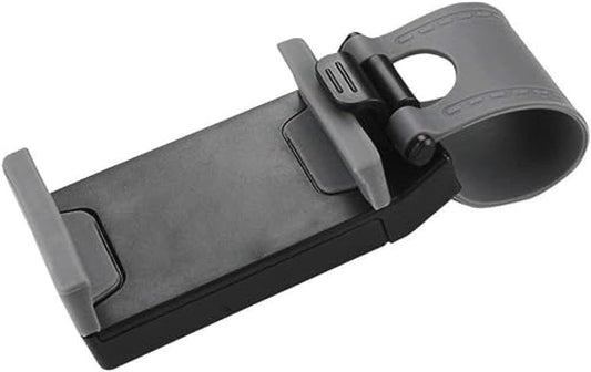 Car Steering Wheel Phone Mount Gray HLD07-GY Non-slip silicone, Elastic fixation