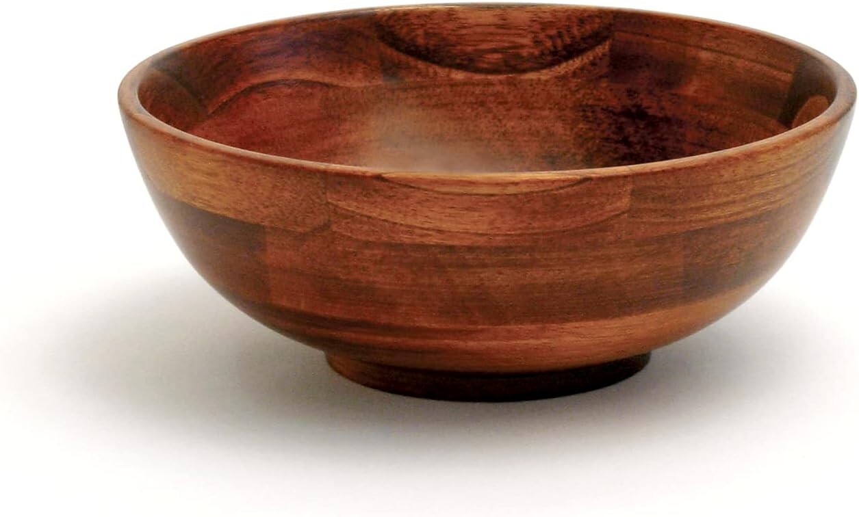 Lipper International Cherry Finished Footed Serving Bowl Fruits Salads 2-Pack
