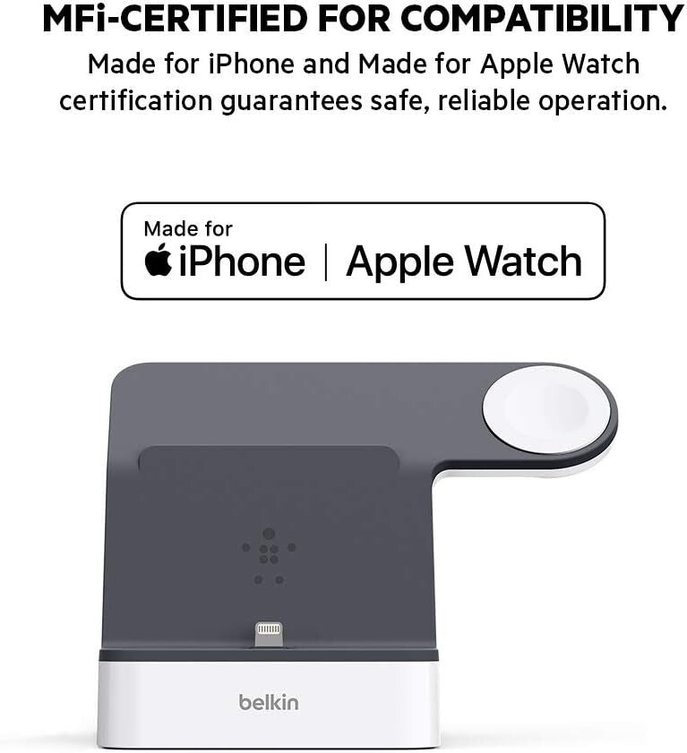 BLACK Belkin Magnetic Charging Dock Apple iPhone Apple Watch