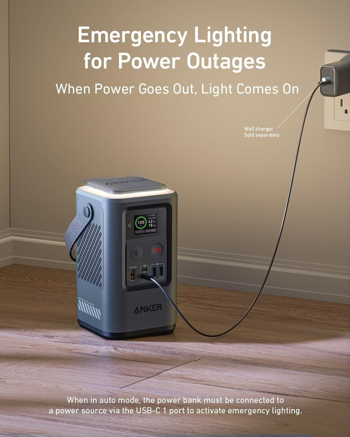 Anker PowerCore Reserve 60,000mAh Power Bank/Generator– 87W, Display, SOS, 192Wh