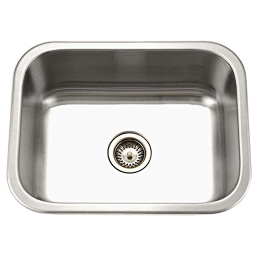 Houzer MS-2309-1 Medallion Classic Series Undermount Stainless Steel Single Bowl