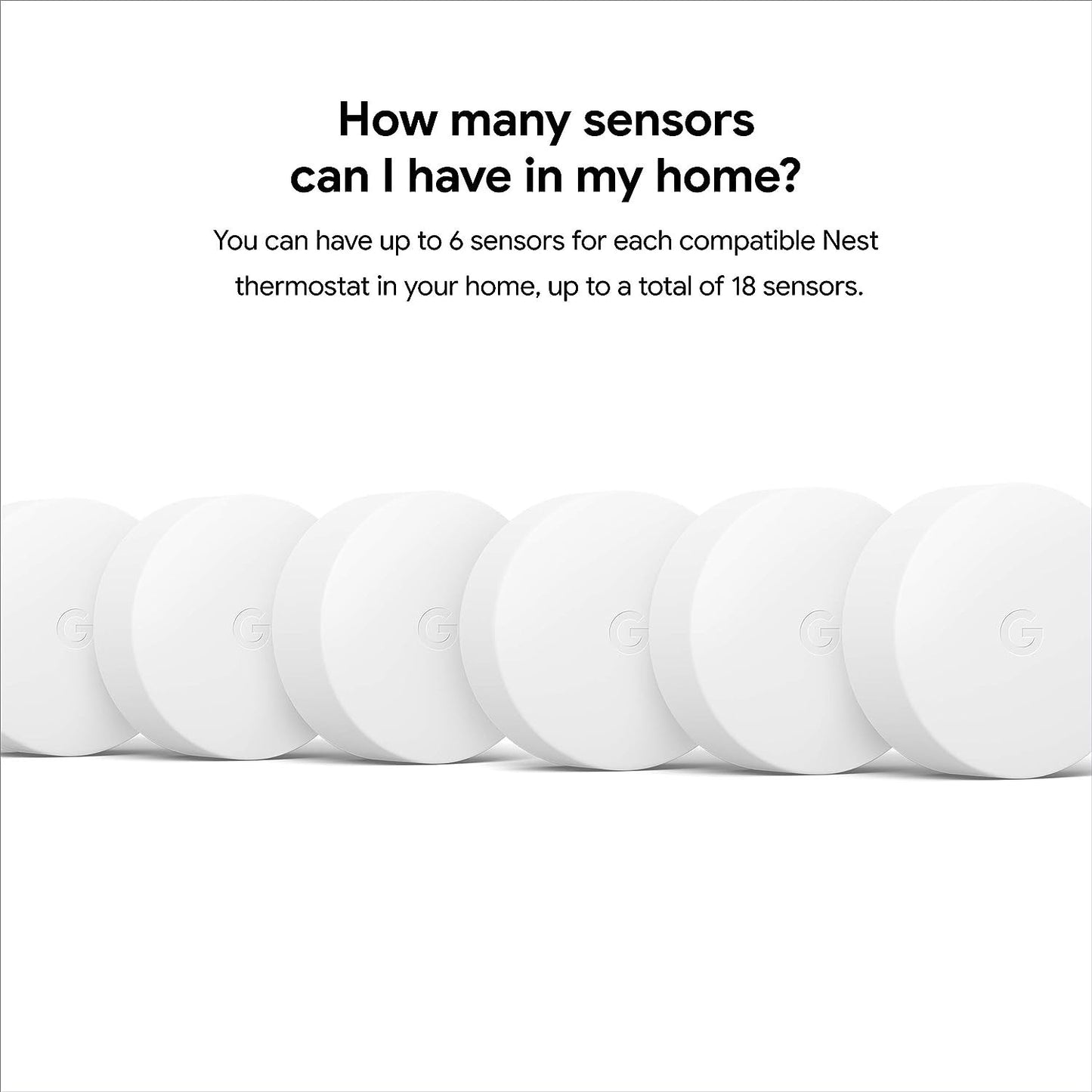 Google Nest Temperature Sensor Works w Nest Learning Thermostat E