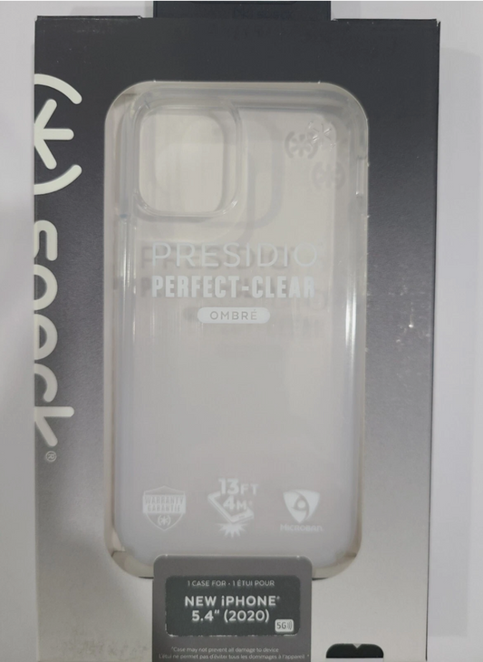 Speck Presidio Clear Ombre iPhone 12Mini Shock Absorbent Atmosphere 138484-9121