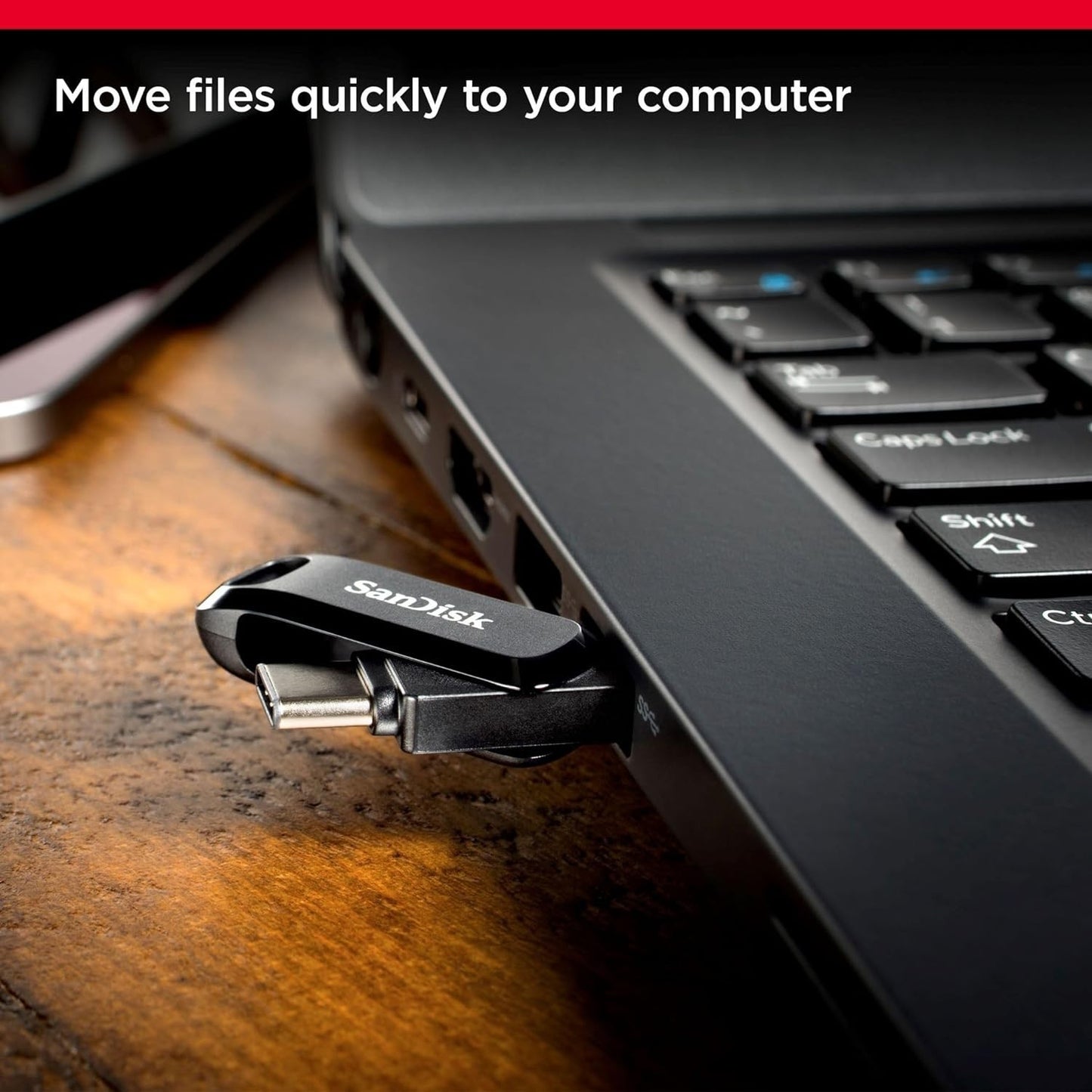 SanDisk 32GB Ultra Dual Drive Go USB Type-C Flash Drive Black SDDDC3-032G