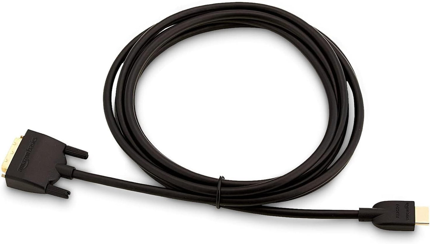 HDMI DVI Amazon Basics to Adapter Cable BiDirectional 1080p Black 1 Pack
