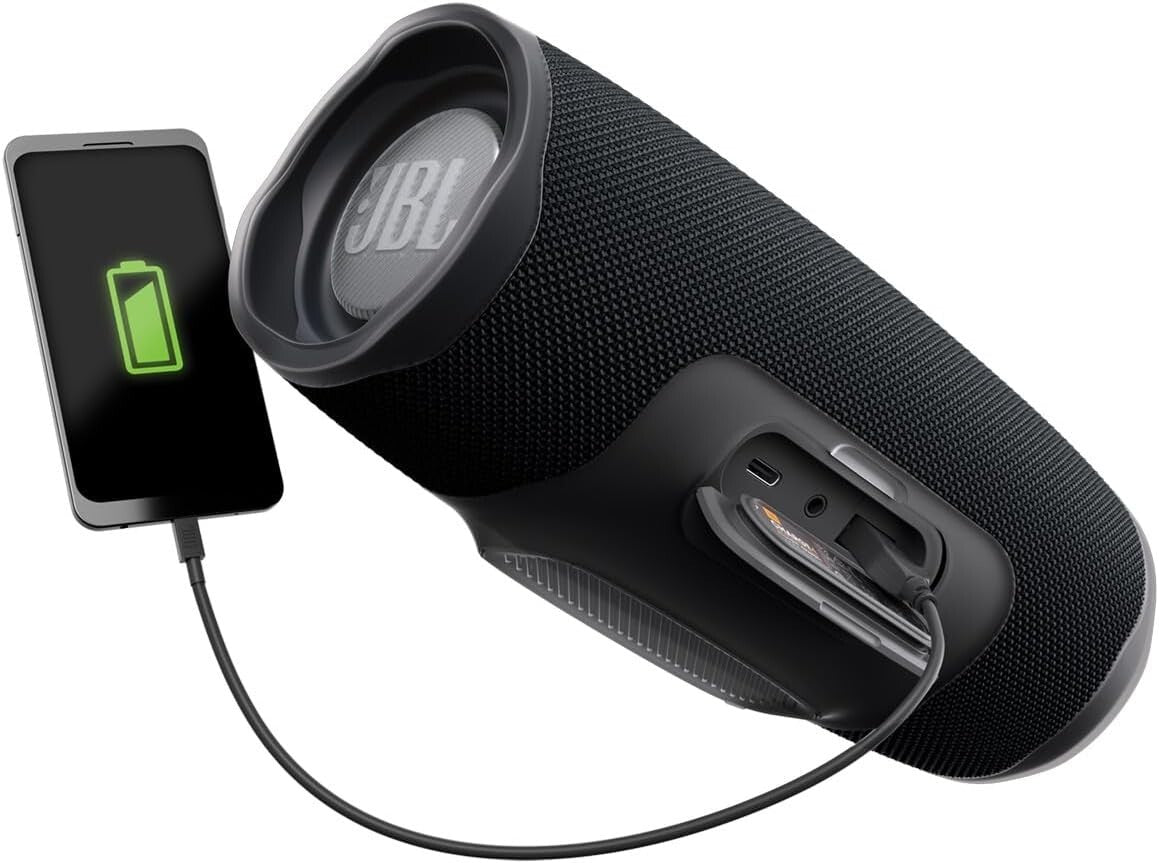 JBL Charge 4 Bluetooth Speaker - Black (JBLCHARGE4BLKAM)