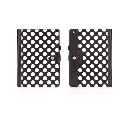 Griffin Black Polka Dots Back Bay Folio iPad Air