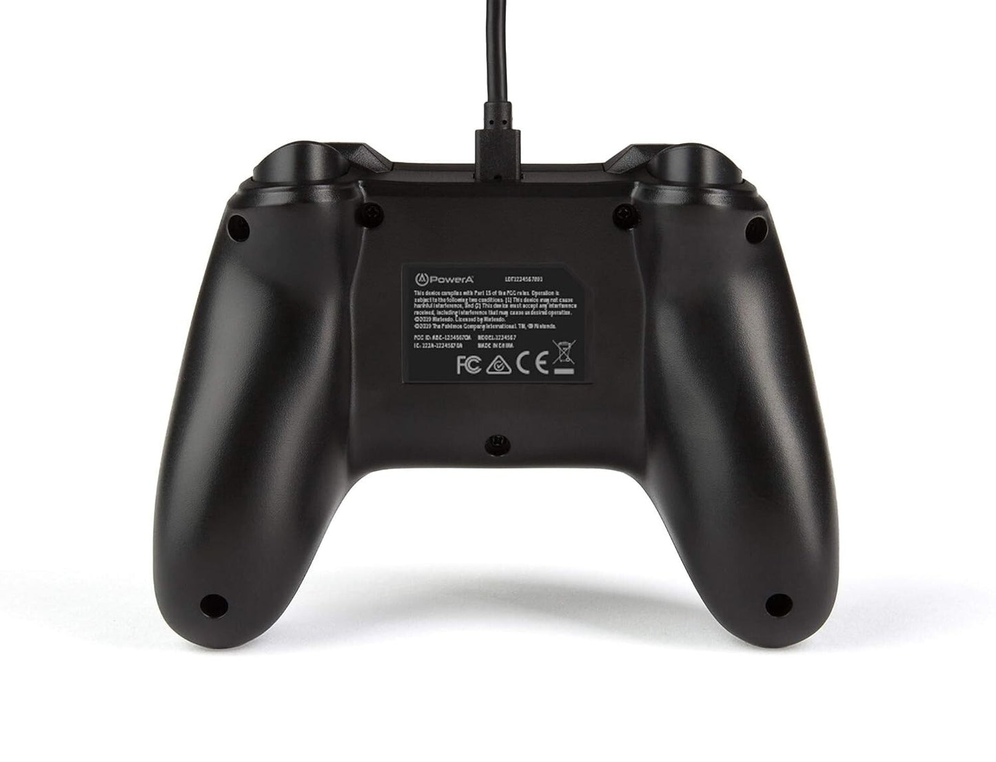 USB PowerA Nintendo Switch Wired Controller Black Detachable 10ft Cable