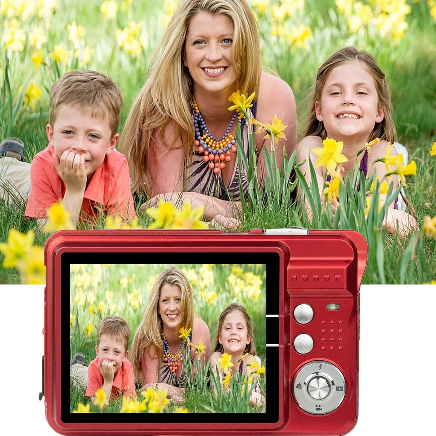 HD Mini Digital Camera Digital Camera Kids Teens Students Travel Camping