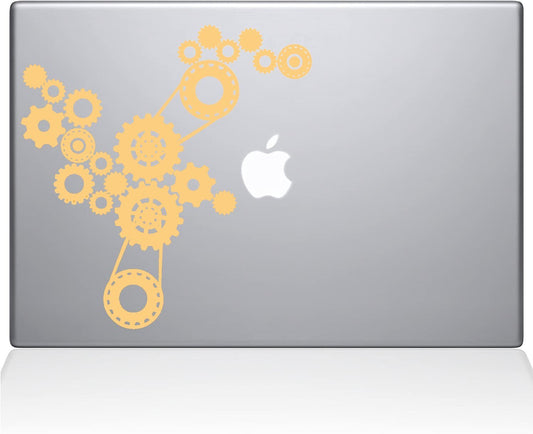 Decal Guru Steampunk Gears MacBook Decal Vinyl Sticker 13 MacBook Pro