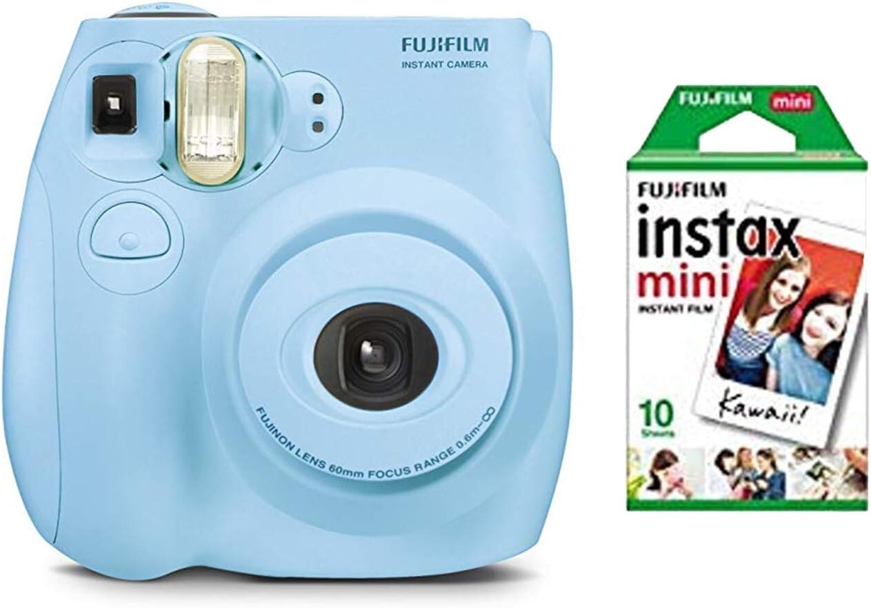 Fujifilm Instax Mini 7S Instant Camera Light Blue