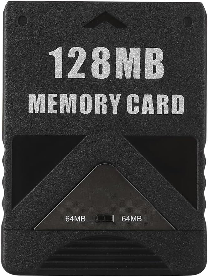 TPFOON 2pcs Pack 128MB High Speed Game Memory Card Comp. w/ Sony Playstation 2
