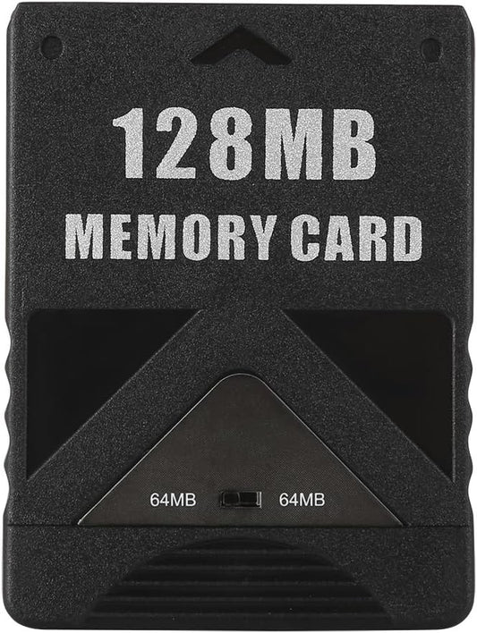 TPFOON 2pcs Pack 128MB High Speed Game Memory Card Comp. w/ Sony Playstation 2