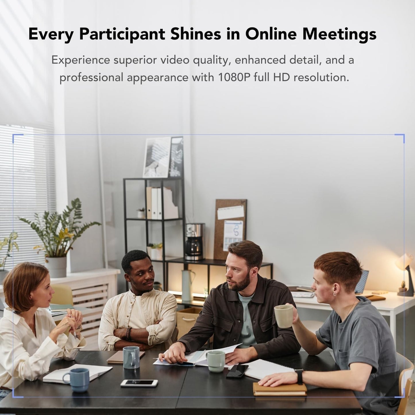 C20 1080P HD Conference Webcam Video Conference Camera Mic Speaker