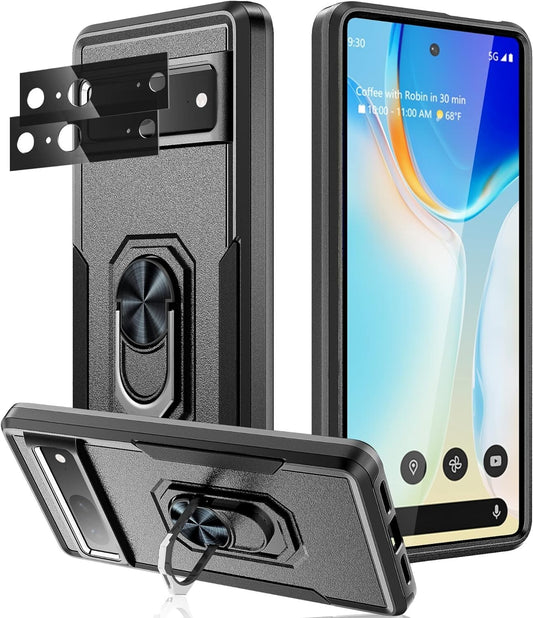 360 jaroco 4 in 1 Google Pixel 7 Rotate Ring Kickstand Military Shockpr