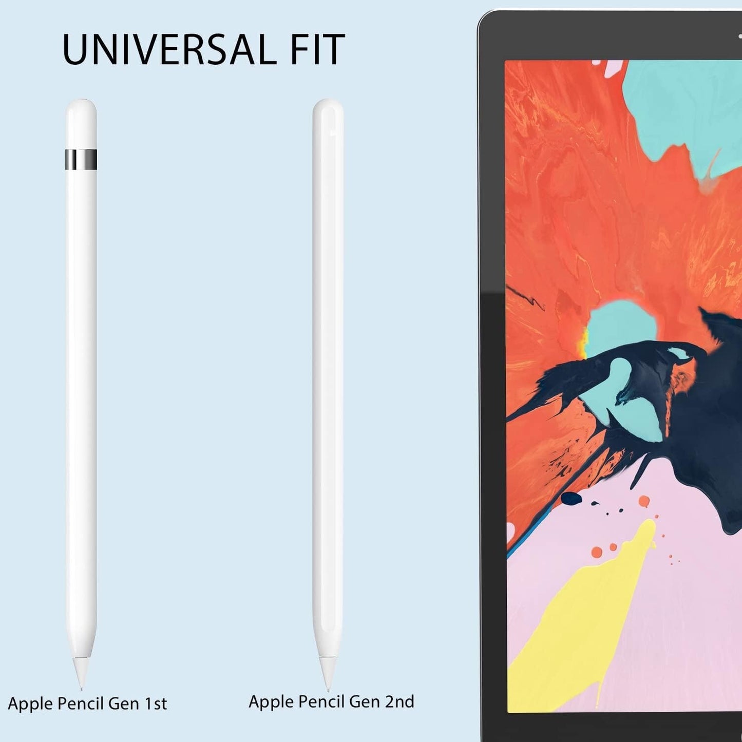 Upgraded Pencil Tip Replacements iPad Pro Pencil 2 Pack of Fine Point N