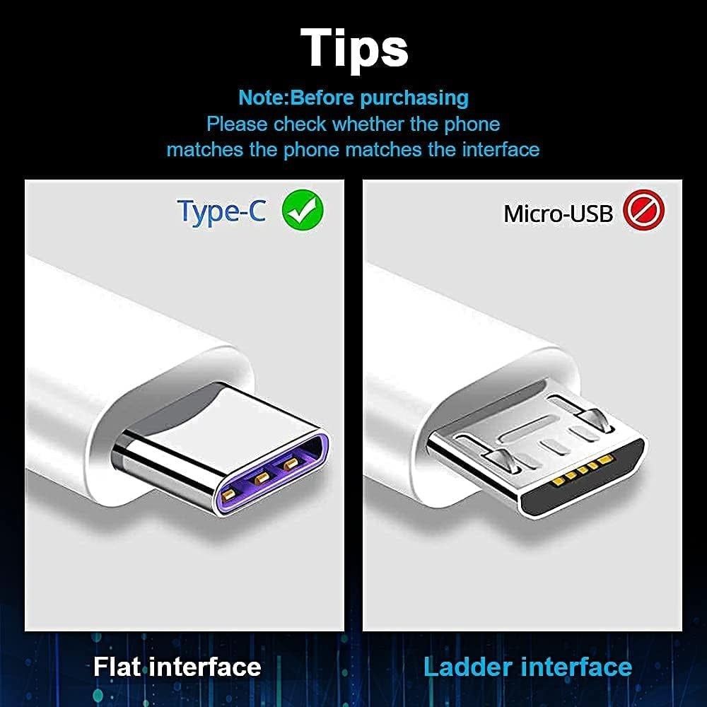 6.6FT USB-A to USB-C CarPlay Cable for iPhone 15/Pro/Plus iPad Air/Pro
