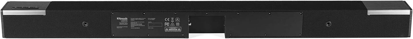 Klipsch Cinema 400 Soundbar & 8-Inch Wireless Subwoofer with HDMIARC, Black