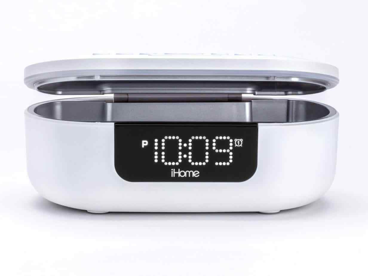 360 UV-C iHome Health PowerUVC Pro Sanitizer Bluetooth Speaker Alarm Clock