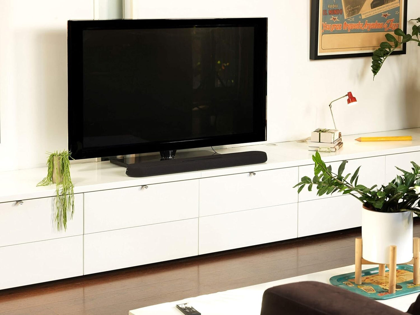 ATS-1090 Yamaha 35in Wide Soundbar Dual inBar Subwoofers Black