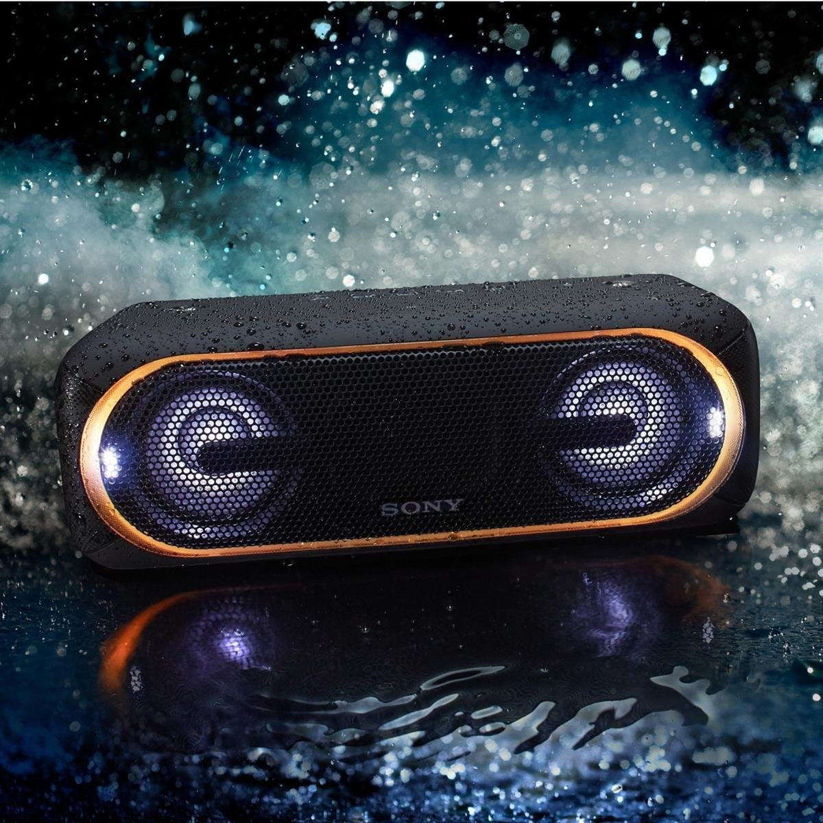 Sony SRS-XB40 Black Waterproof Portable Extra Bass Wireless Bluetooth Speaker