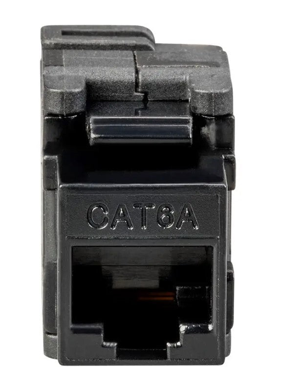 RJ-45 FTP Monoprice Cat6A Keystone Black Toolless Degree Die Cast