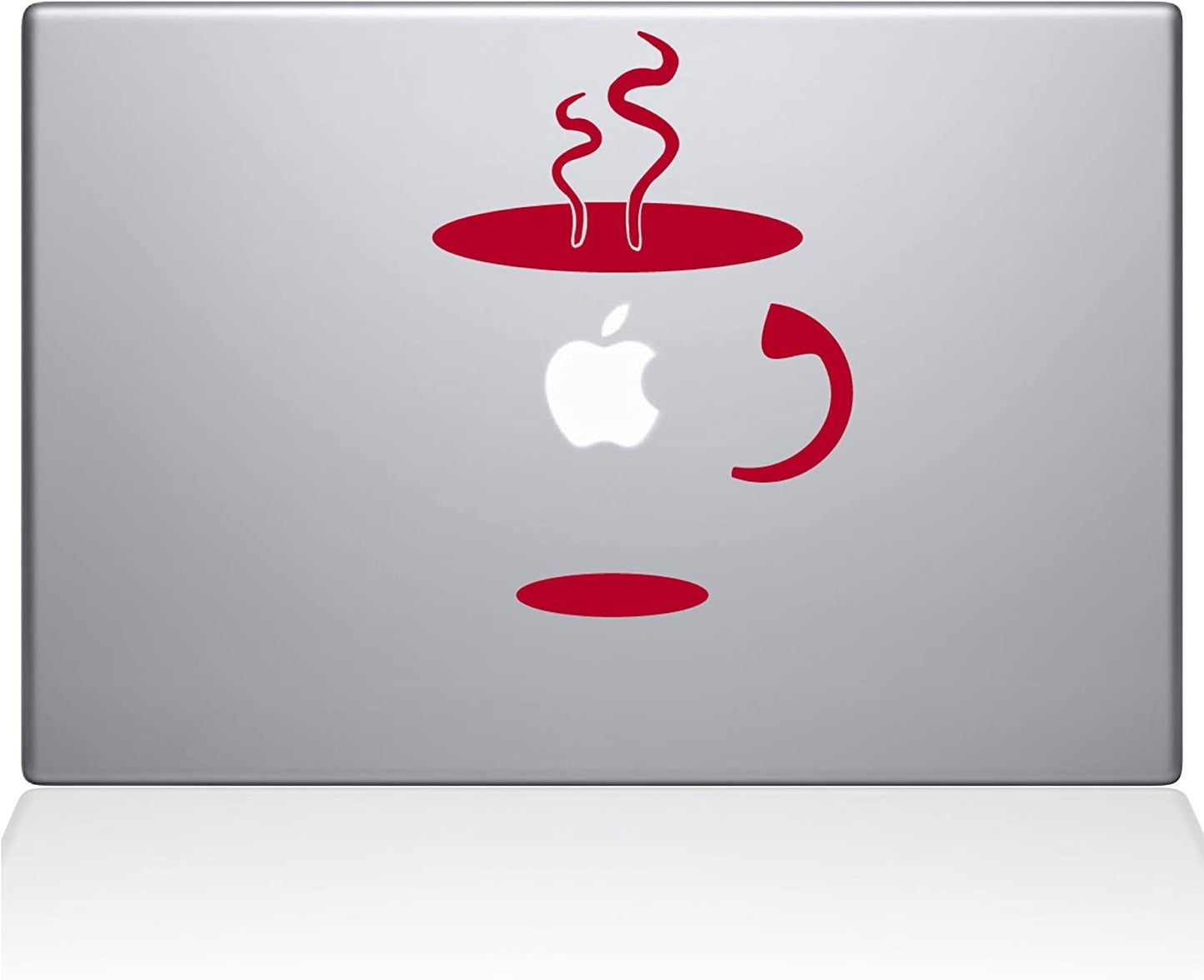 0059-MAC-13X-DRMacBook Decal Vinyl Sticker 13  Decal Guru Cup of Coffee