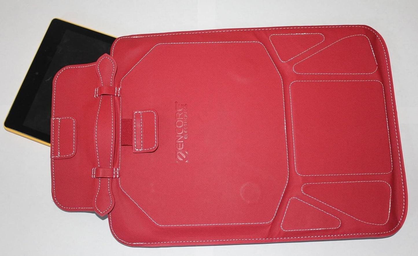 10 Sleeve Bag w Stand Red Help Kids Carry iPad Tablet Carrying Protection