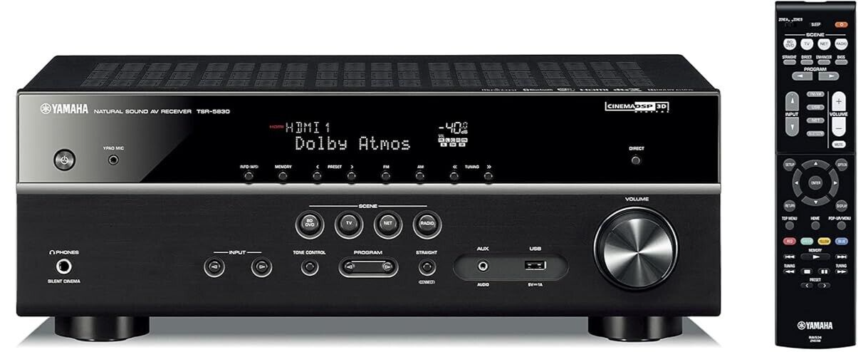 Yamaha TSR-5830 7.2 Channel Network AV Receiver