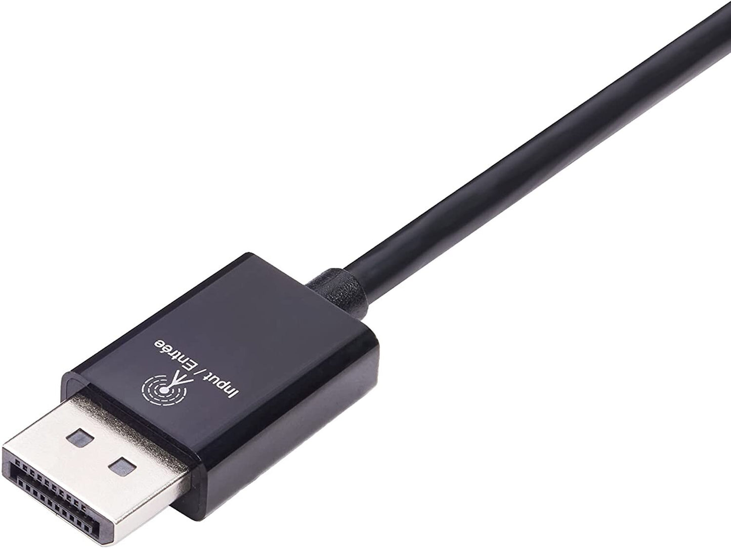 Amazon Basics DisplayPort to HDMI Adapter 4K@60Hz – Not for USB, Black