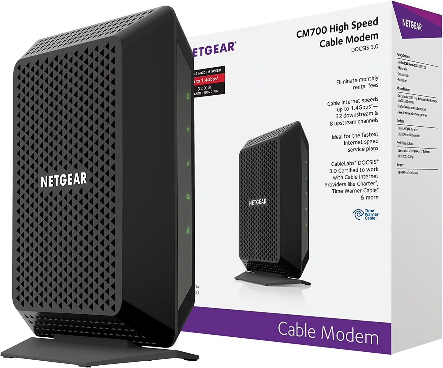 NETGEAR CM700 Cable Modem All Providers Xfinity Spectrum Cox Mbps