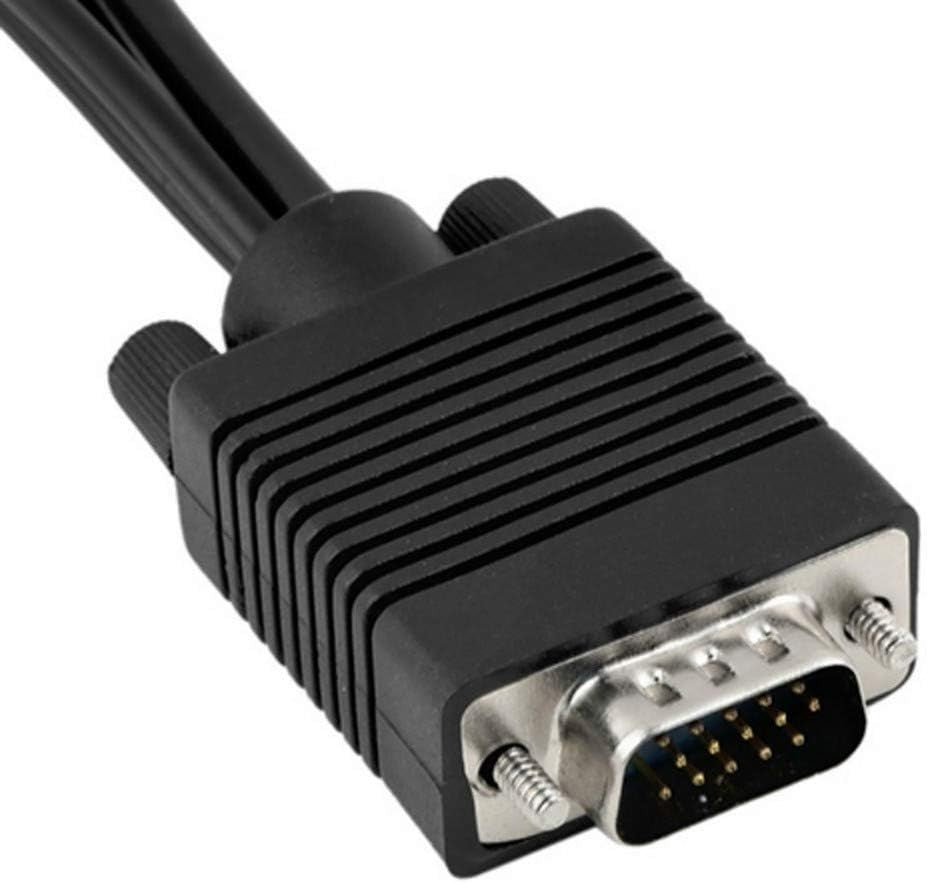 ANRANK VGA to S-Video 3 RCA AV TV Out Adapter Cable for PC Laptop High Quality