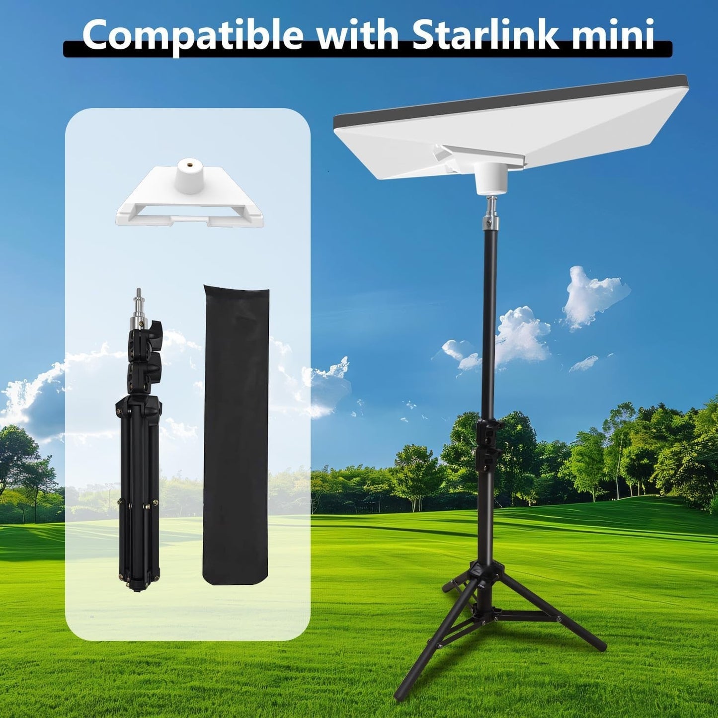 Starlink Mini Mount Tripod Aluminum Alloy Stand Stable Portable for Connectivity