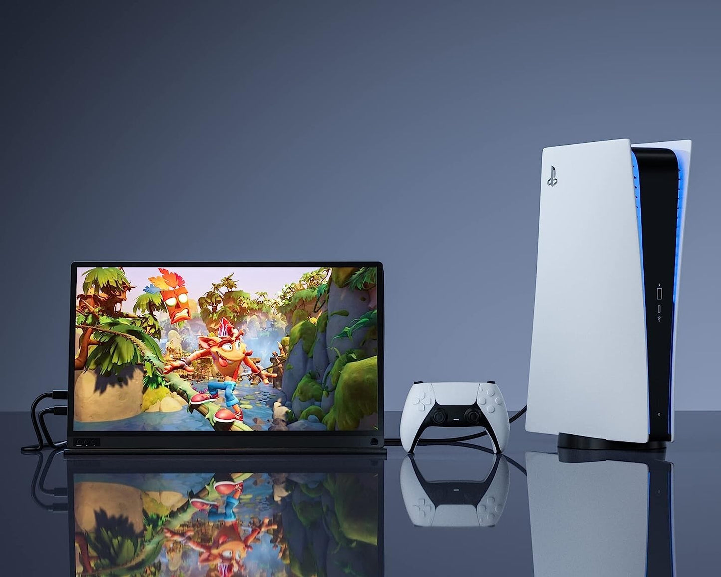 OUNSHLI 1080P Portable Monitor Laptop 161 Full HD Dual Computer Monitor US