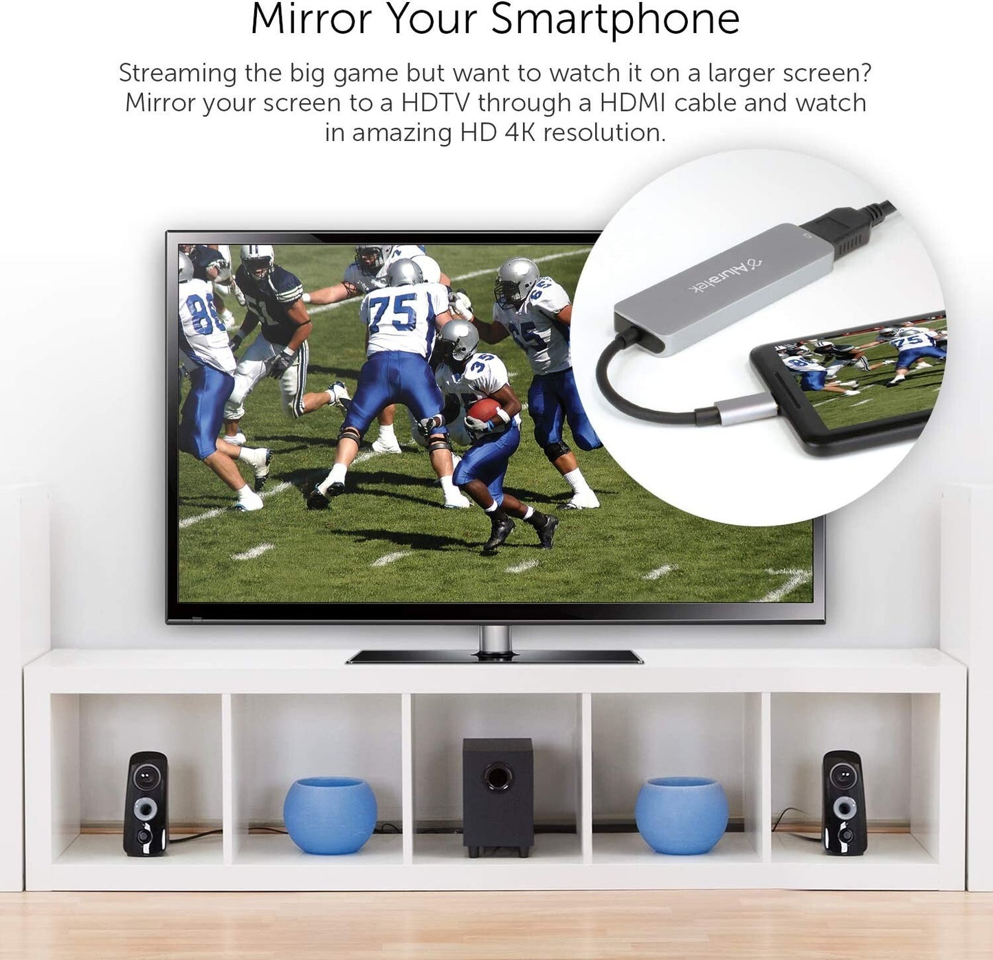 USB HDMI Aluratek Type-C Multimedia Hub Card Reader