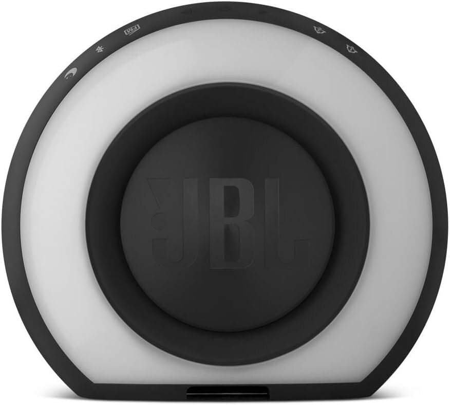 JBL USB Horizon Bluetooth Clock Radio Charging Ambient Light Black