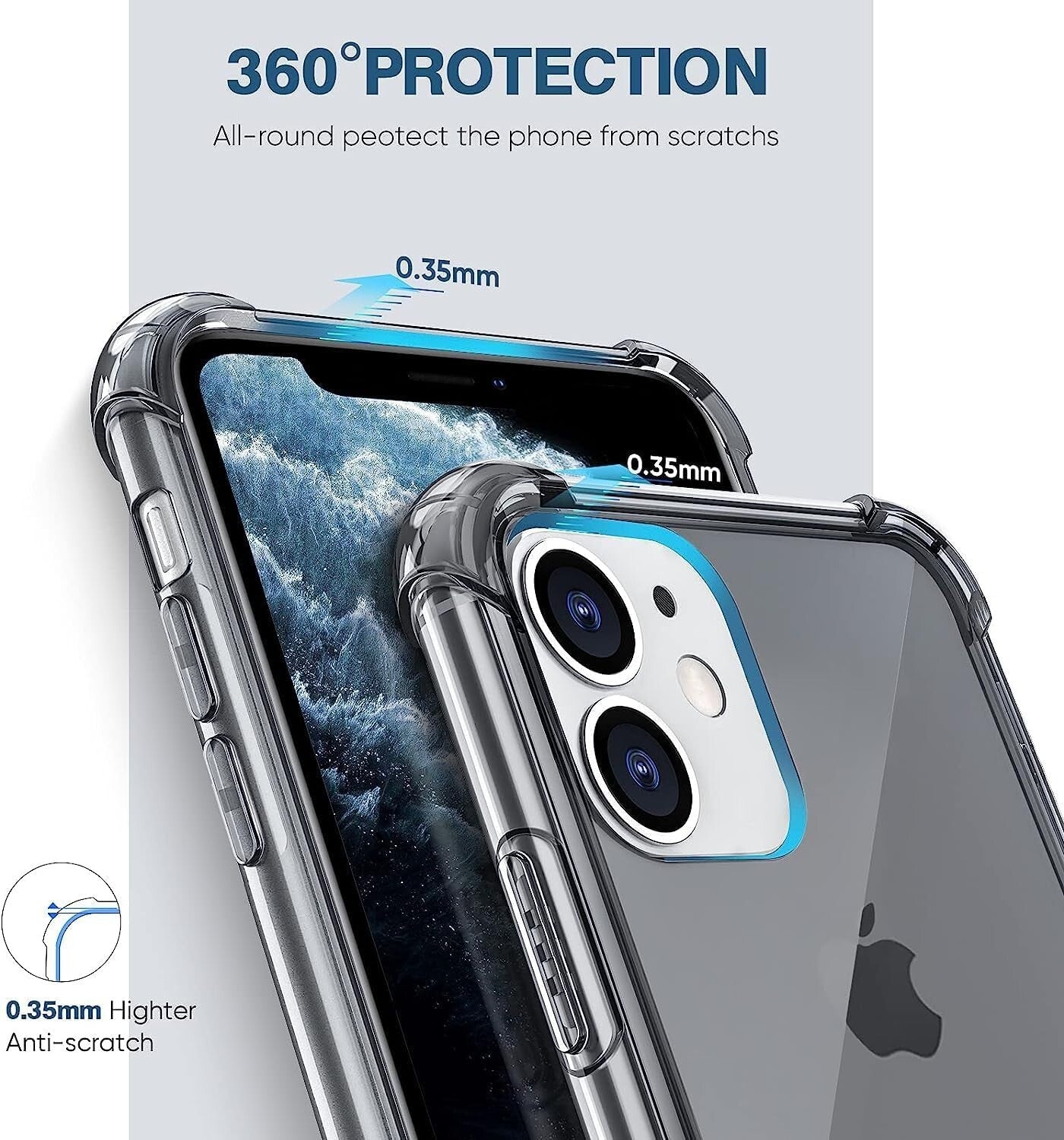 ORIbox iPhone 11 Pro Max Black w 4 Corners Shockproof Protection
