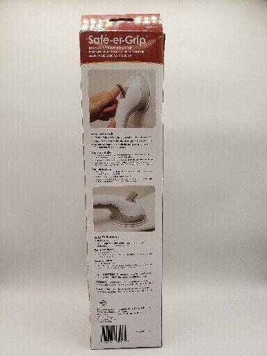 MHI 10255 Bathtub Shower Handle 17 Long SafeerGrip Suction Cups