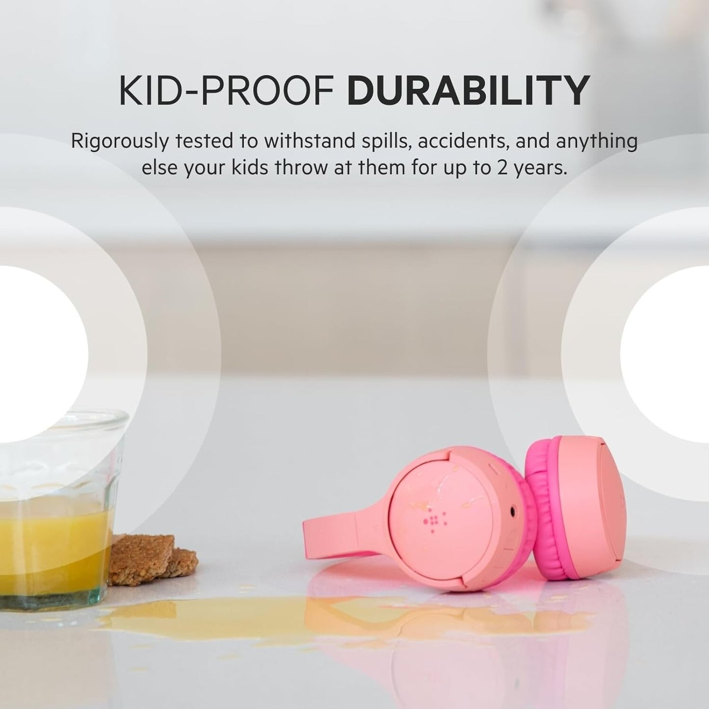 Belkin SoundForm Mini Wireless Bluetooth Headphones Kids