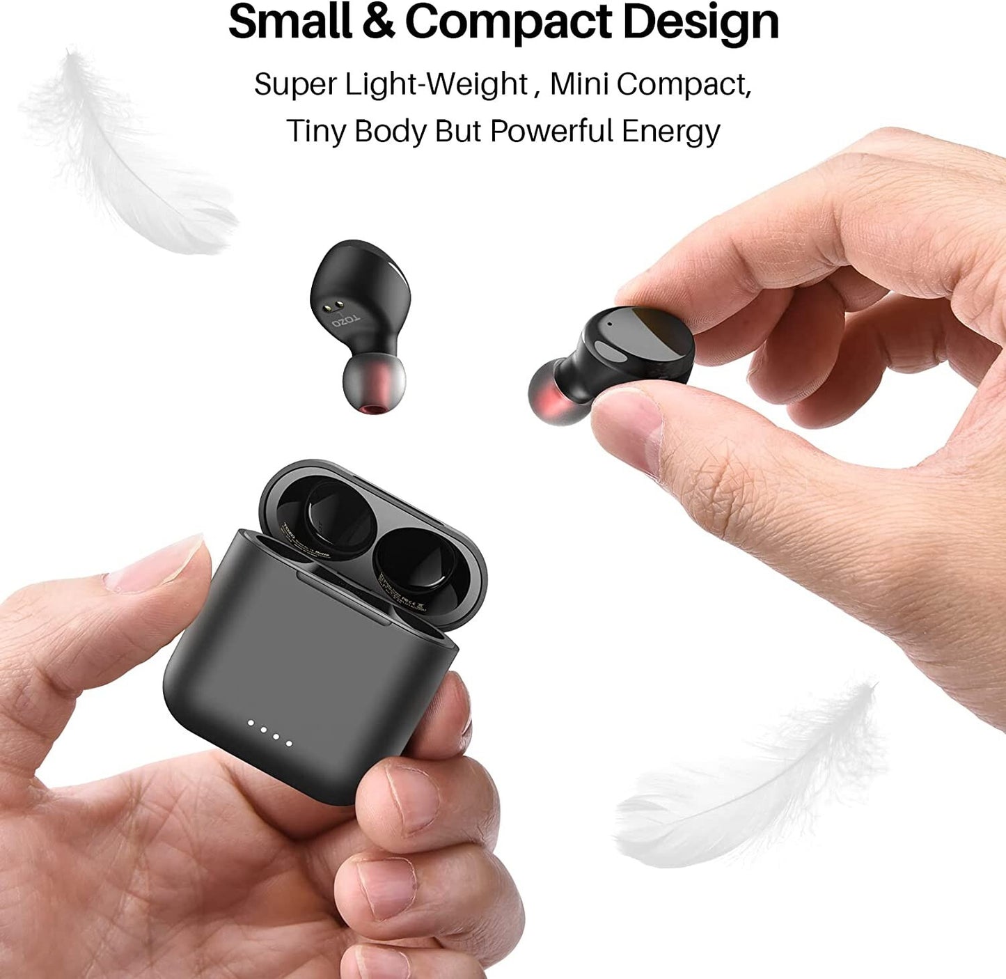 TOZO T6 True Wireless Earbuds Bluetooth Headphones Touch Control