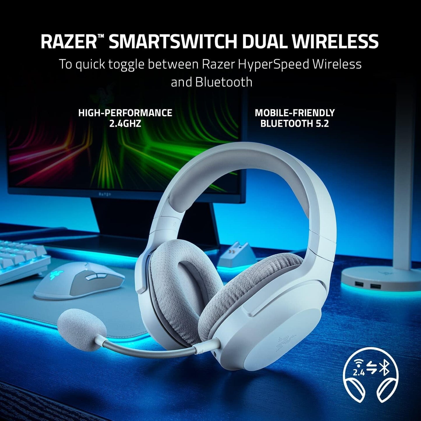 Razer Barracuda X Wireless Gaming Mobile Headset PC Playstation Switch