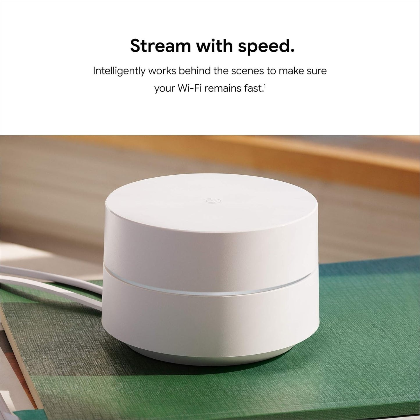 GA02430-US Google Wifi Whole Home WiFi System White w/ Parental Control - 1-Pack