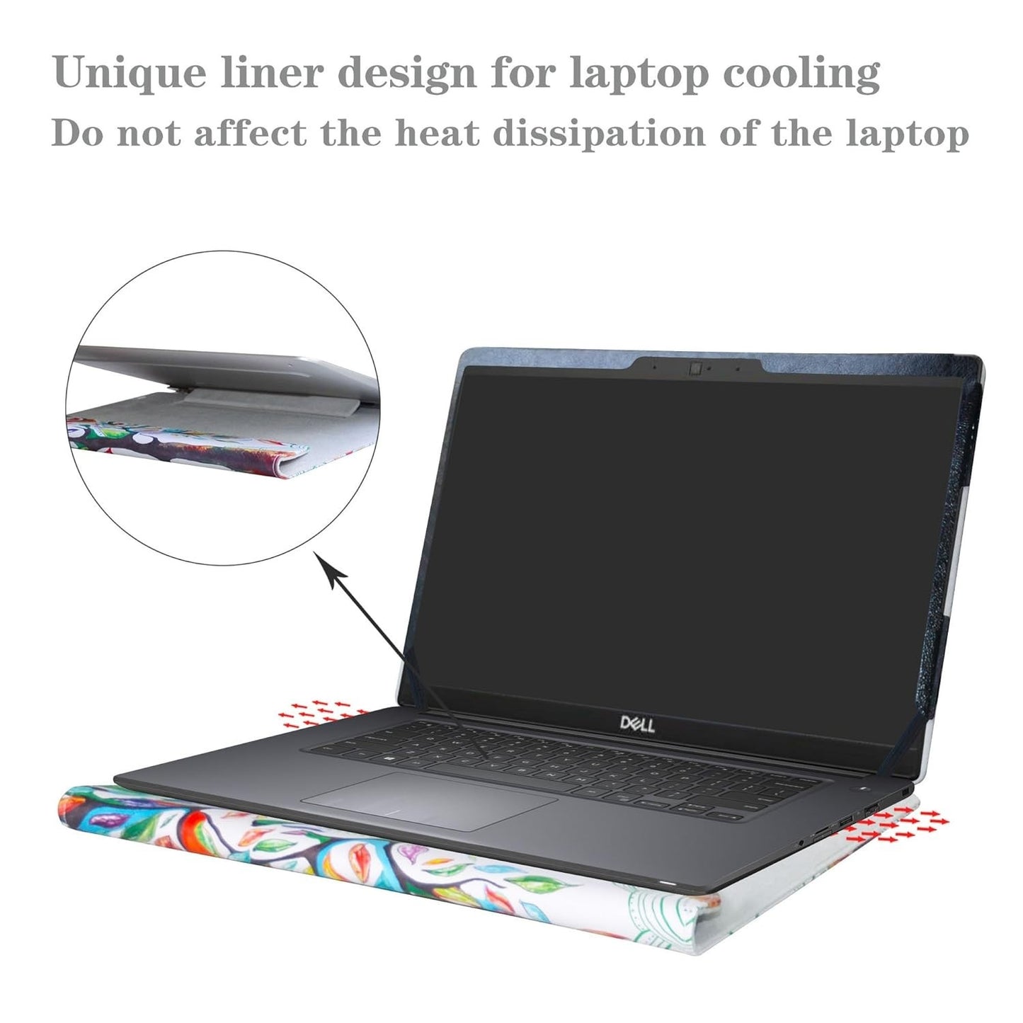 Alapmk Protective Case for Dell Latitude 3340 13" & 3340 2-in-1 Laptop Love Tree