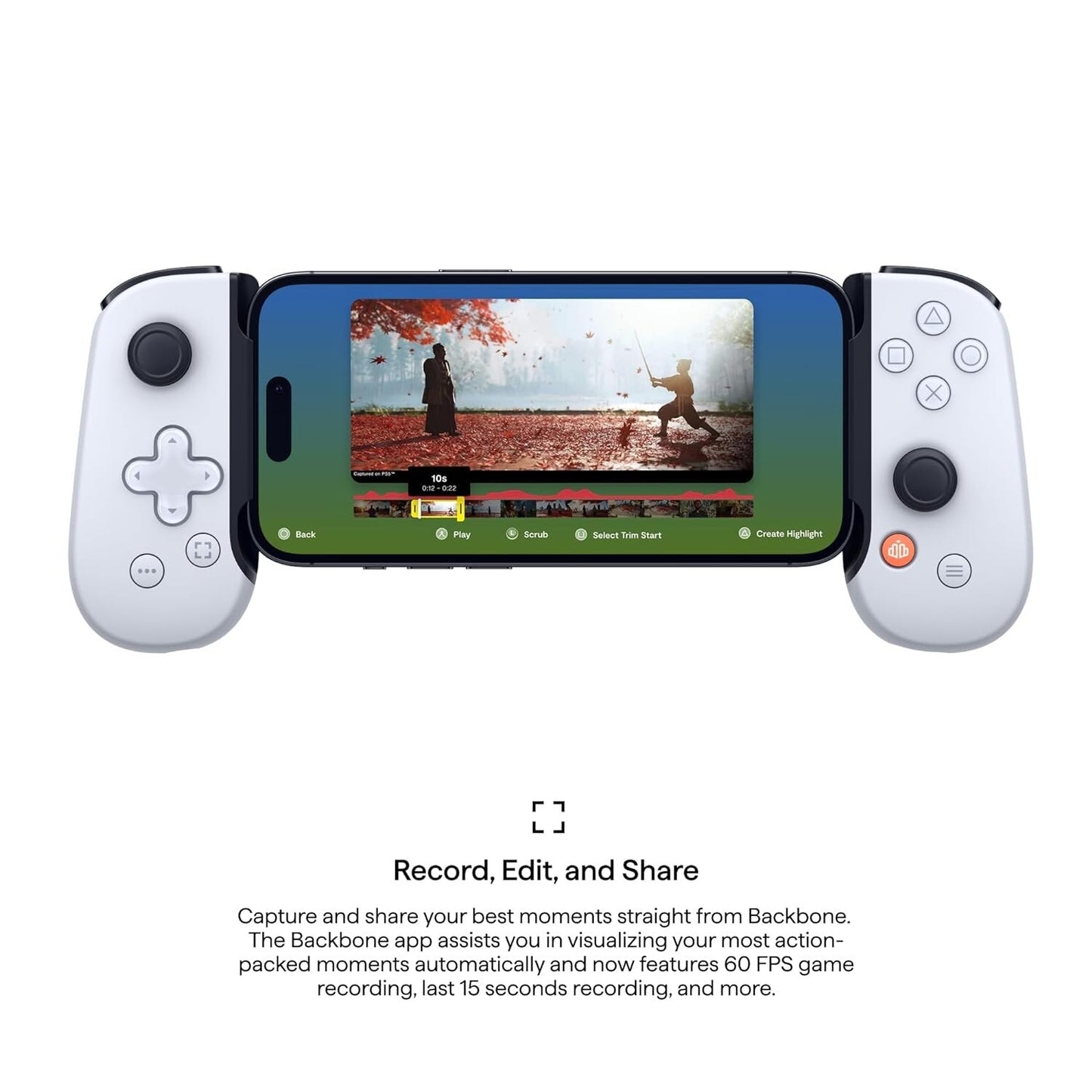 BACKBONE One PS Edition Mobile Controller for iPhone, PASS-THROUGH CHARGING