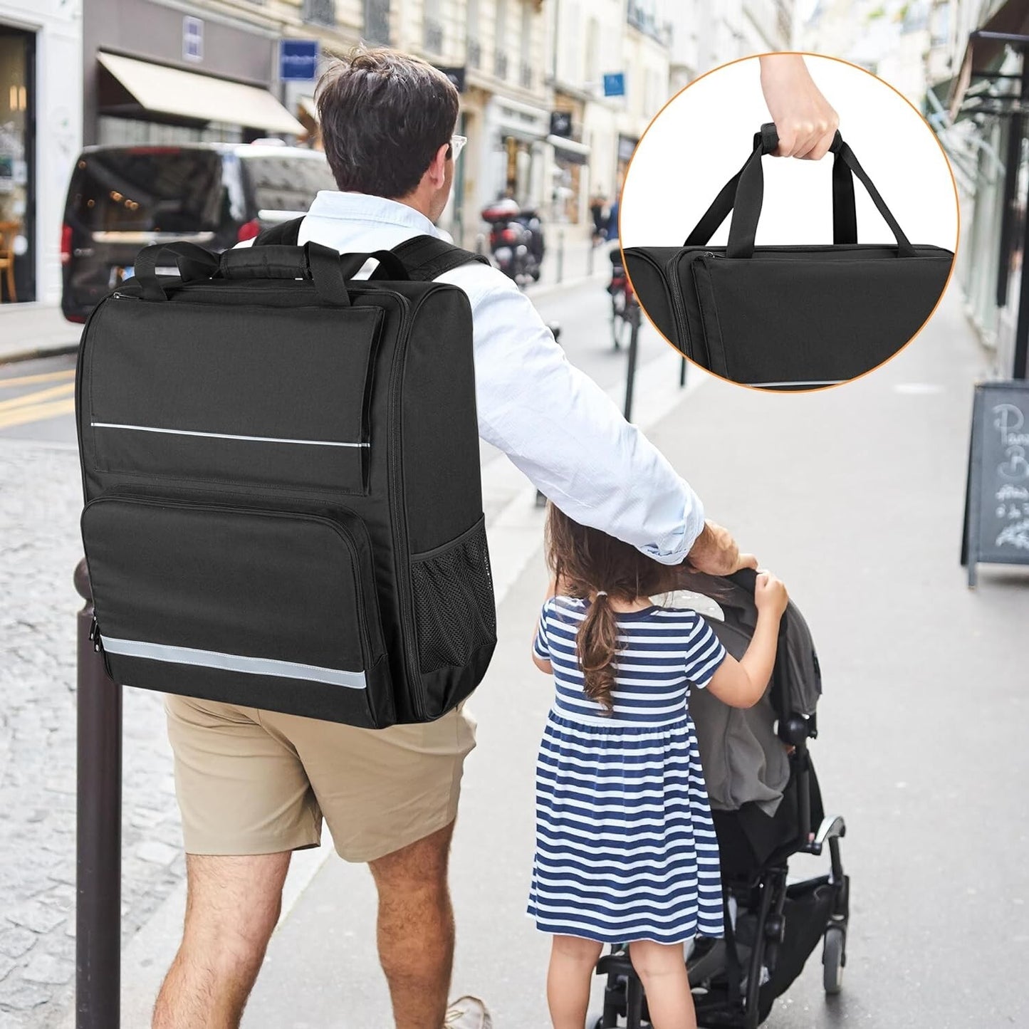 GRAOSO BABYZEN Stroller Backpack Compatible Baby Travel Bag