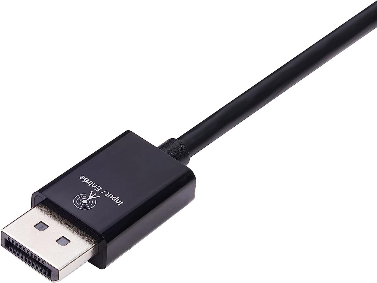 DisplayPort to HDMI Converter – Amazon Basics, 4K@60Hz, Not USB Compatible