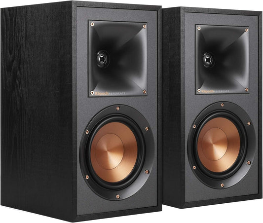 Klipsch R-41M Bookshelf 200W Speaker - 2 Pieces, Black