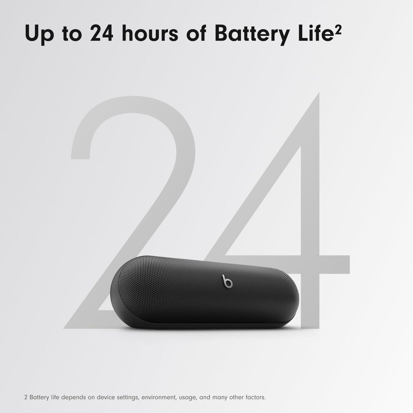 Beats by Dr. Dre Pill+ Portable Wireless Bluetooth Speaker Mate Black, ML4P2LL/A