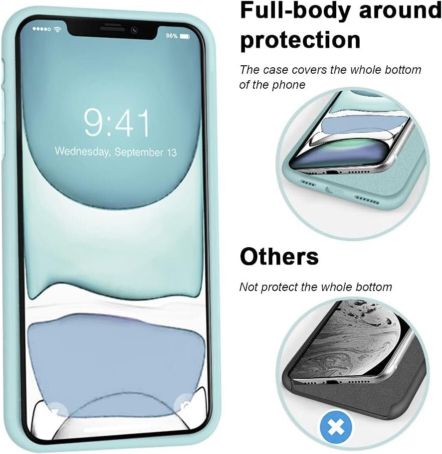 Vooii iPhone Xs Max w Kickstand Baby Grade Liquid Silicone 10ft Drop