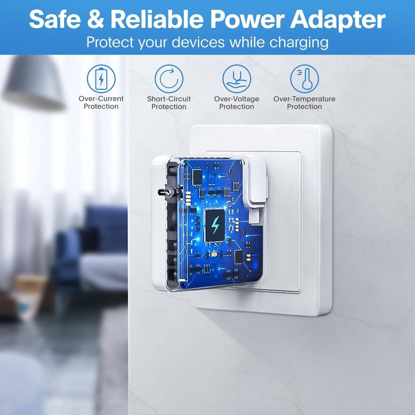 MacBook Pro 118W USB-C Fast Charger + Cable Compatible M1/M2/M3/M4 MacBook, iPad